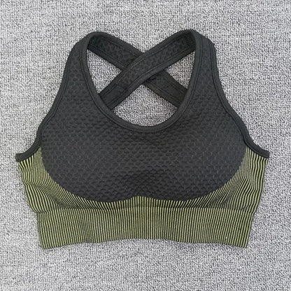 Seamless Ribbed 2-Piece Women's Workout Set