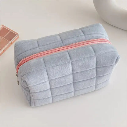 Faux Fur Makeup Bag for Women