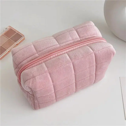 Faux Fur Makeup Bag for Women